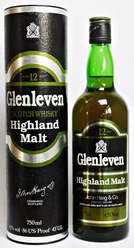 Glenleven 12 Year Old, John Haig & Co. Ltd Scotch Whisky