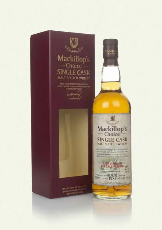 Glenlivet 1989 (cask 3626) – Mackillop’s Choice Single Malt Scotch Whisky | 700ML