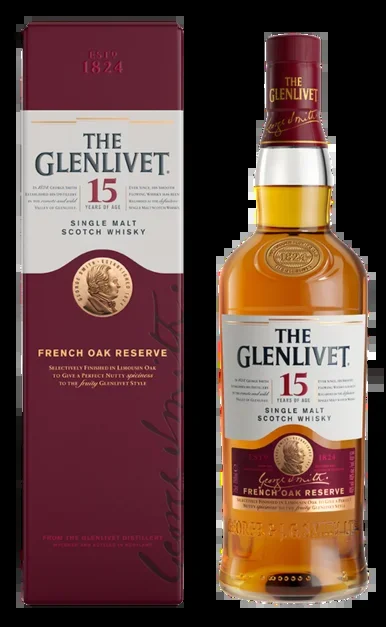 GLENLIVET SCOTCH SINGLE MALT 15YR 750ML