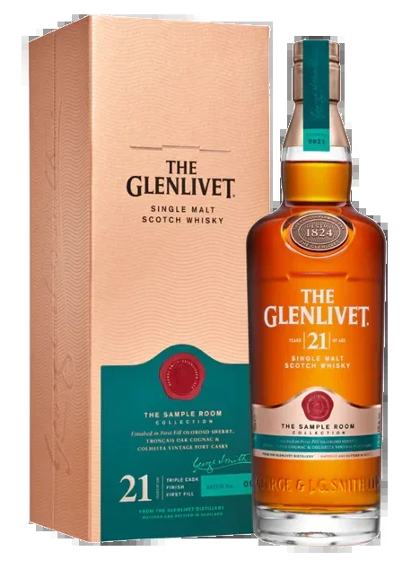 GLENLIVET SCOTCH SINGLE MALT 21YR 750ML