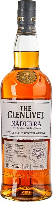 GLENLIVET SCOTCH SINGLE MALT NADURRA OLOROSO MATURED 750ML