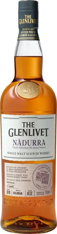 GLENLIVET SCOTCH SINGLE MALT NADURRA PEATED CASK FINISH 750ML