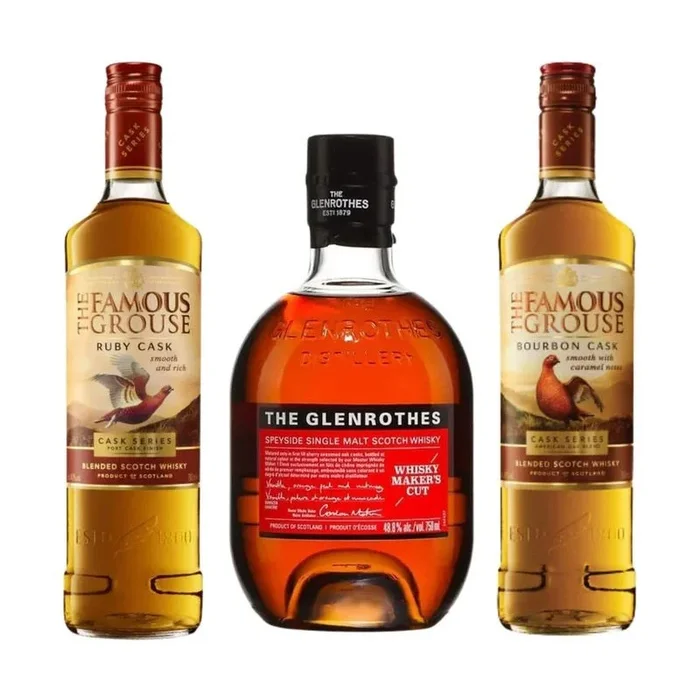 Glenrothes ‘Whisky Maker’s Cut’ Scotch & Famous Grouse Cask Series Bourbon Cask Blended Scotch