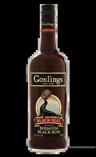 GOSLINGS BLACK SEAL RUM BERMUDA CARIBBEAN 750ML