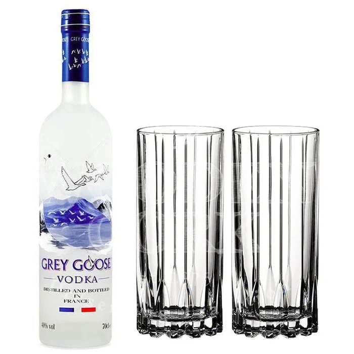 Grey Goose Vodka with Glass Set