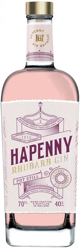 Ha’penny Pot Still Rhubarb Gin 750ml