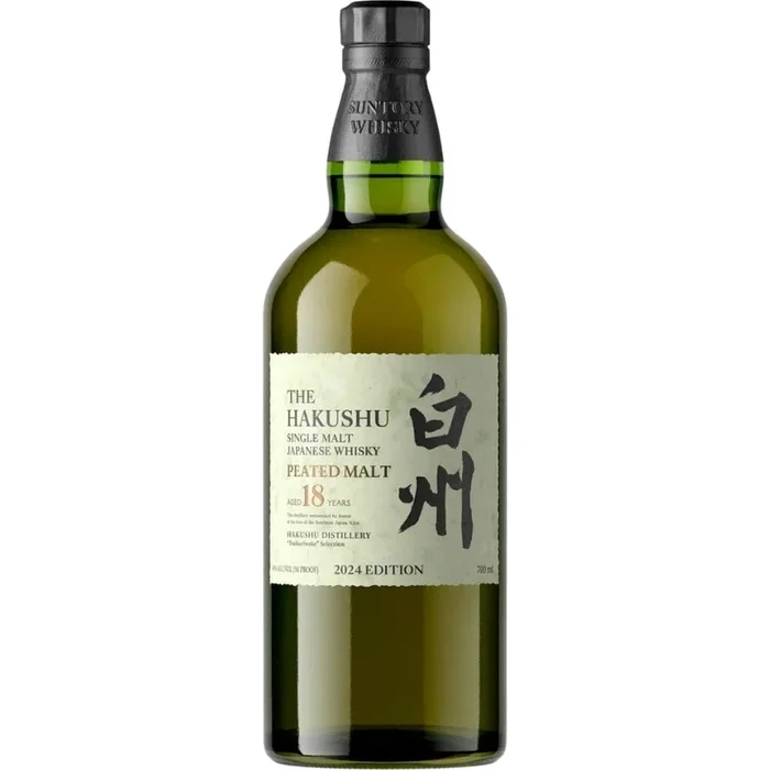 Hakushu 18 Year Old Peated Malt Japanese Whisky 2024 Edition