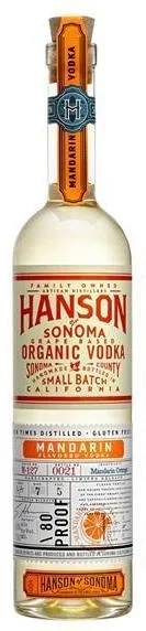 Hanson Organic Mandarin Vodka 750ml