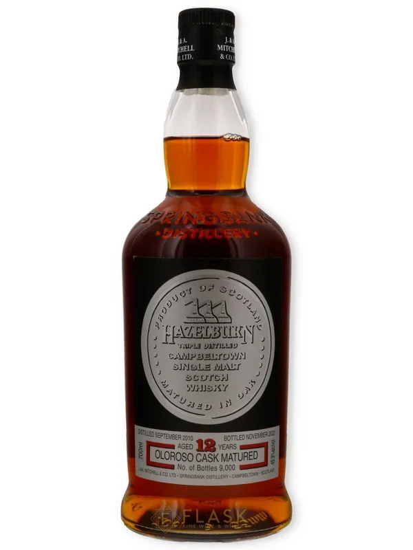 Hazelburn 12 Year Old Oloroso Sherry Cask Matured Campbeltown Single Malt 49.9%