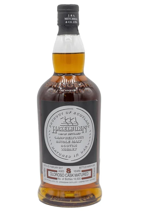 Hazelburn 8 Year Old Sherry Wood Single Malt Scotch Whisky 2025 Release