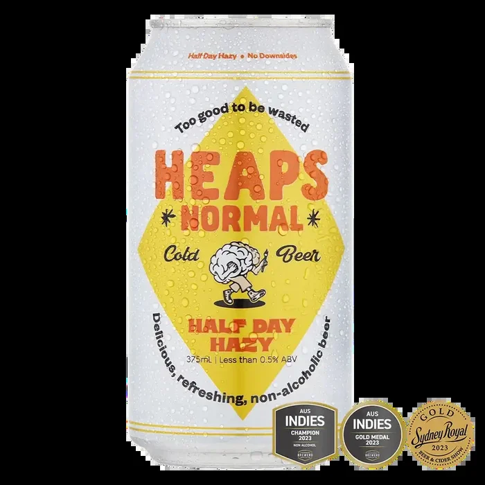 Heaps Normal Half Day Hazy Non-Alcoholic IPA 4 Pack