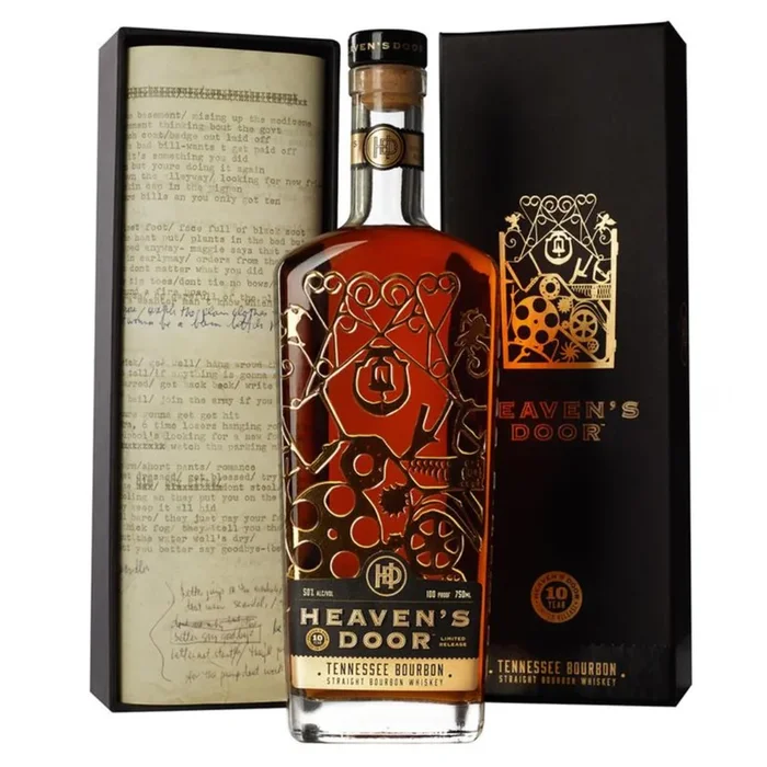 Heaven’s Door Limited Release 10 Year Old Straight Bourbon Whiskey 750ml With Box