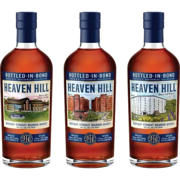 Heaven Hill 7 Year Artist Series 3-Bottle Set x Bri Bowers – Limited Edition Kentucky Bourbon Collection