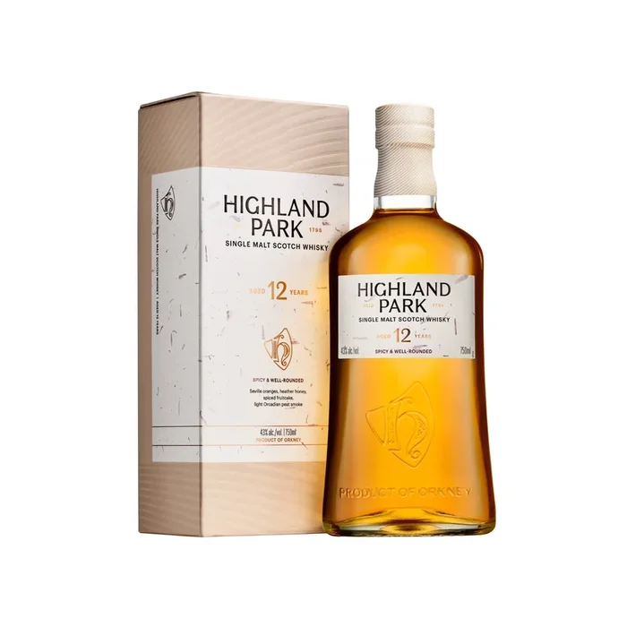 Highland Park 12 Year Old Single Malt Scotch Whiskey