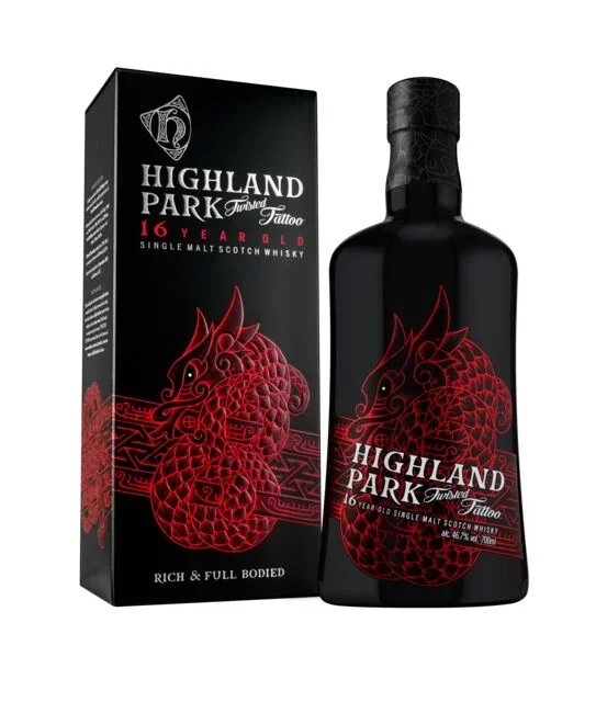 HIGHLAND PARK TWISTED TATTOO SCOTCH SINGLE MALT 16YR 750ML