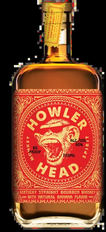 HOWLER HEAD WHISKEY BANANA FLAVOR SOUTH CAROLINA 750ML