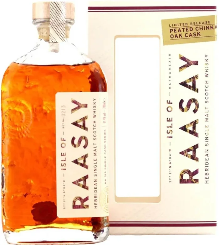 Isle of Raasay Peated Chinkapin Oak Cask Hebridean Single Malt Scotch Whisky 700ml