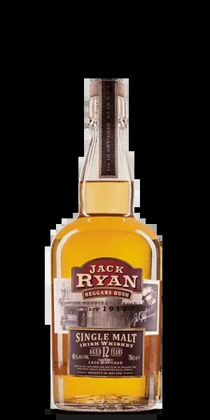 Jack Ryan Beggars Bush 12 Year Old Single Malt Irish Whiskey