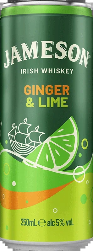 Jameson Ginger & Lime 25cl Pre-Mixed Can