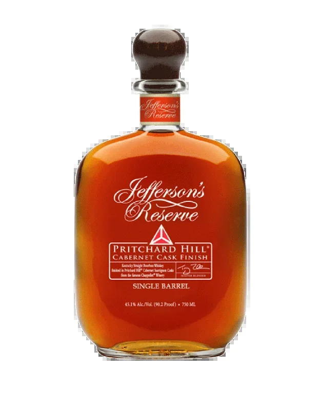 Jefferson’s Reserve Single Barrel Pritchard Hill Cabernet Cask Finished Kentucky Straight Bourbon Whiskey 750ml