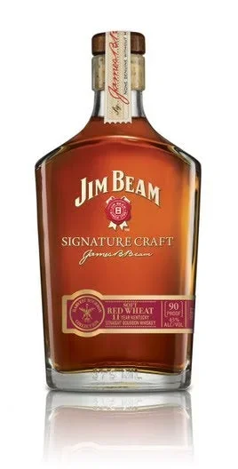JIM BEAM BOURBON SOFT RED WHEAT SIGNATURE CRAFT 90PF 11YR 375ML
