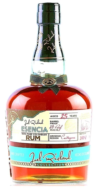 Joel Richard Esencia 25 Yr 100% Pure Colombian Rum