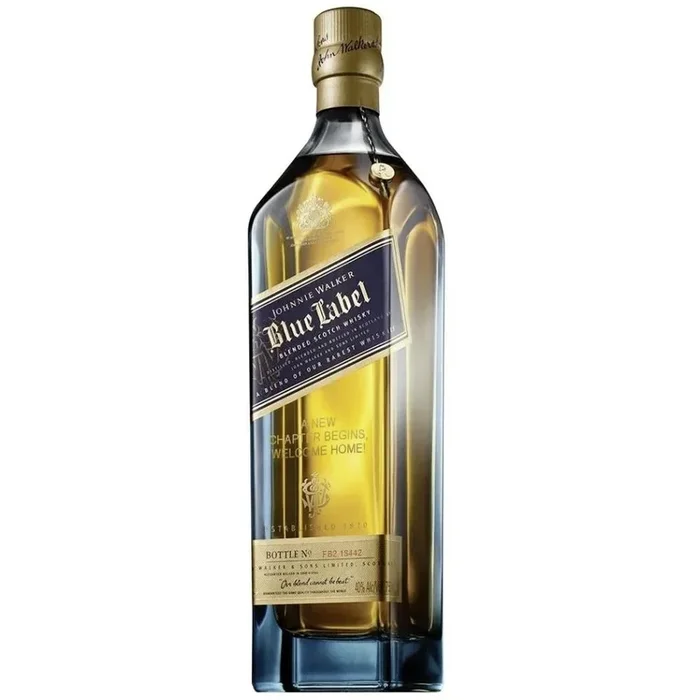 Johnnie Walker Blue Label ‘To a Big Step In Your Career’ Engraved Bottle