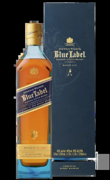 JOHNNIE WALKER BLUE LABEL SCOTCH BLENDED 1.75LI