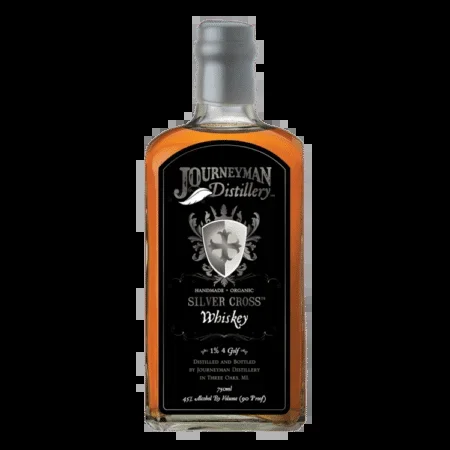 JOURNEYMAN WHISKEY SILVER CROSS FOUR GRAIN FOUR GOLF MICHIGAN 90PF 750ML