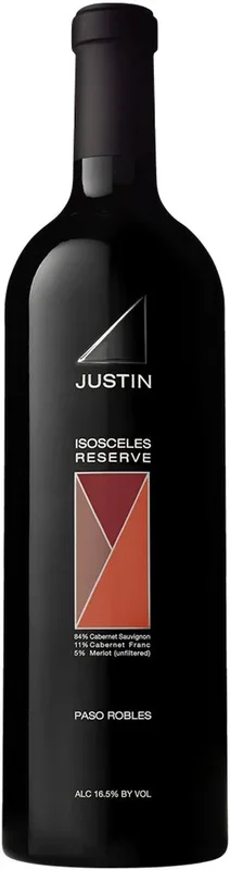 Justin Isosceles Reserve 2016 750ml