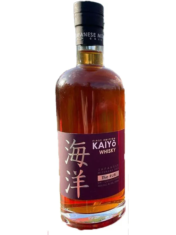 Kaiyo The Rubi Japanese Mizunara Oak Finished in Ruby Port Pipes Whisky