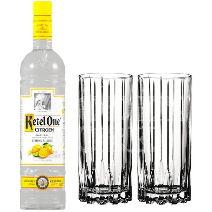 Ketel One Citroen with Glass Set Bundle