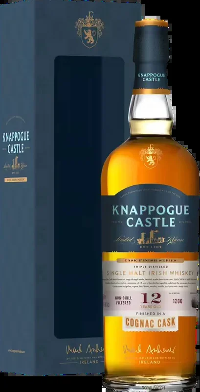 Knappogue Castle Cognac Cask 12 Year Old Single Malt Irish Whiskey