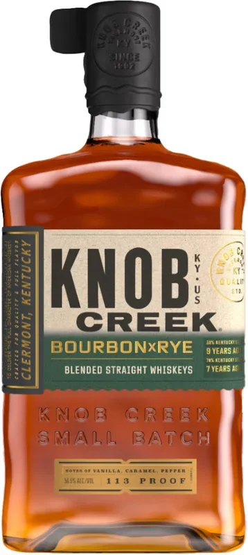 Knob Creek Bourbon x Rye Blended Straight Whiskeys 750ml