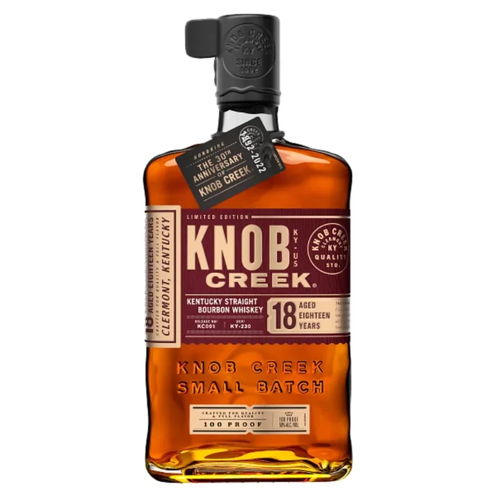 Knob Creek Small Batch Limited Edition 18 Year Old Straight Bourbon Whiskey 750 ML