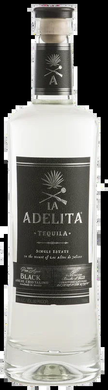 La Adelita Tequila Black Anejo Cristalino 750ml