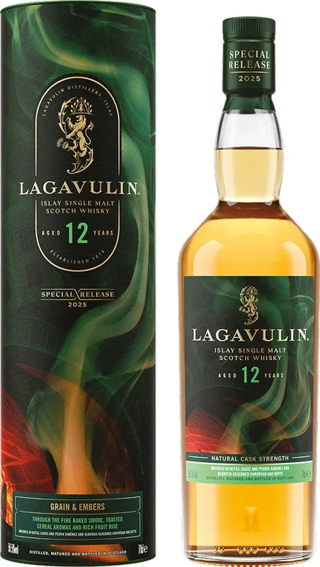 Lagavulin 12 Year Old Special Release Grain & Embers Single Malt Whisky 2025 750ml