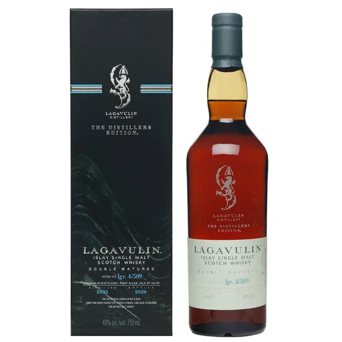 Lagavulin Single Malt Scotch The Distillers Edition Double Matured 2005