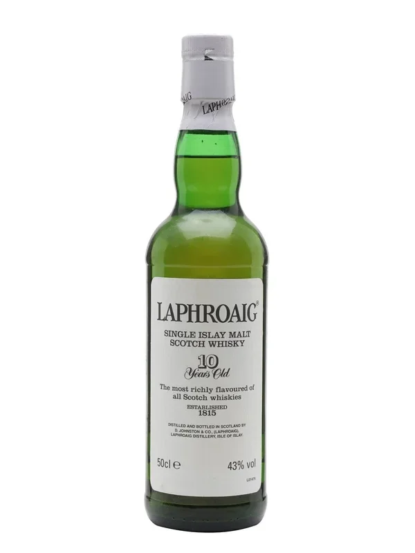 Laphroaig 10 Year Old Bot.1990s Post Royal Warrant Islay Single Malt Scotch Whisky | 500ML