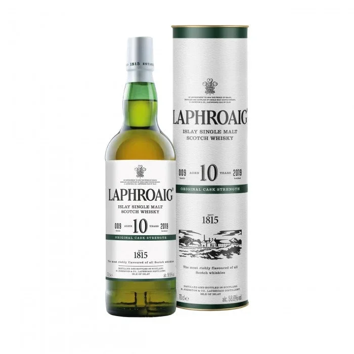 Laphroaig 10 Year Old Cask Strength Batch 009 Islay Single Malt Scotch Whisky