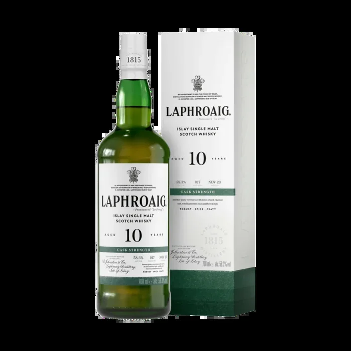 Laphroaig 10 Year Old Cask Strength Batch #017 Islay Single Malt Scotch Whisky