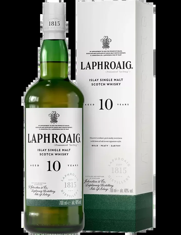 LAPHROAIG SCOTCH SINGLE MALT 86PF 10YR 750ML