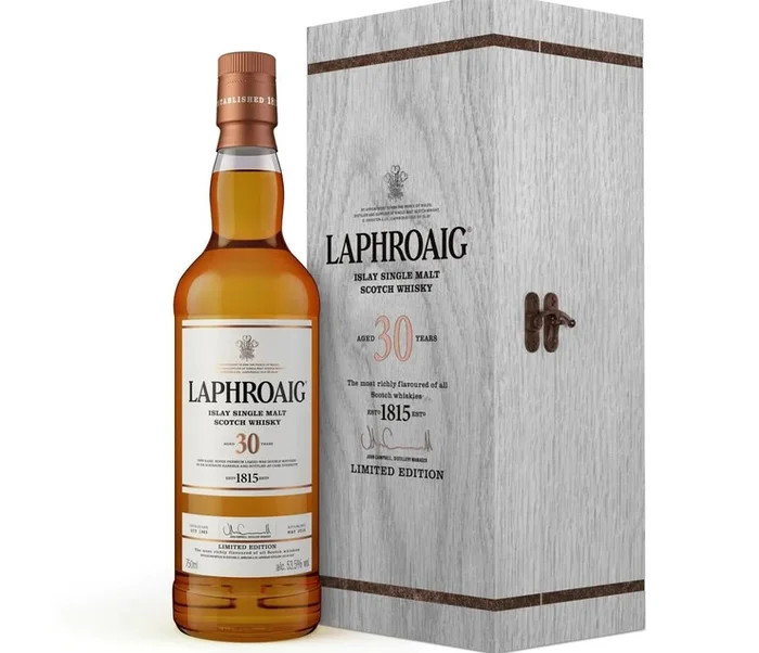 LAPHROAIG SCOTCH SINGLE MALT LIMITED EDITION ISLAY 107PF 30YR 750ML