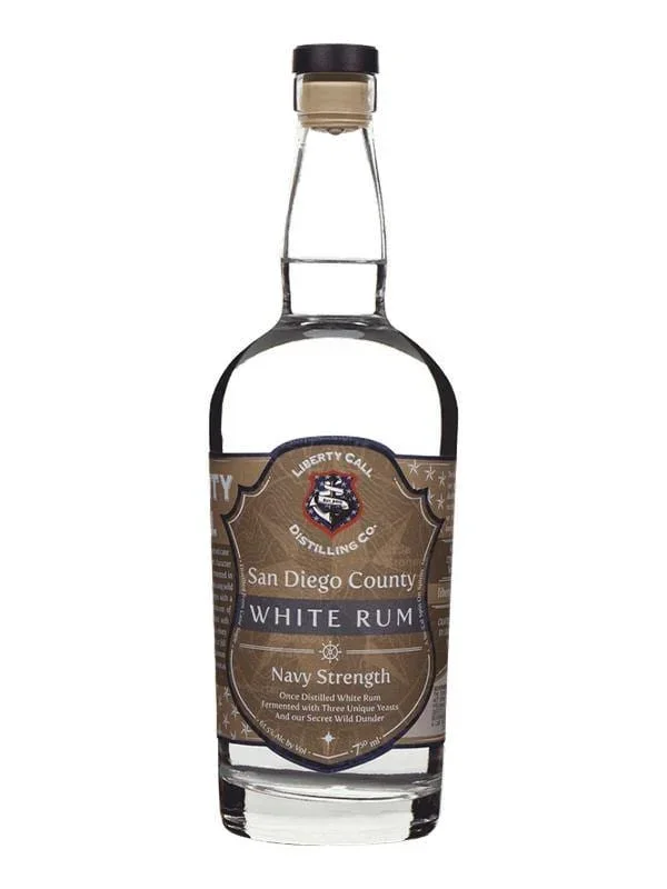 Liberty Call San Diego County Navy Strength White Rum