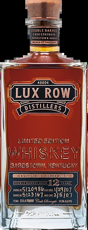Lux Row Distillers 12 Year Old Double Barrel Straight Bourbon Whiskey
