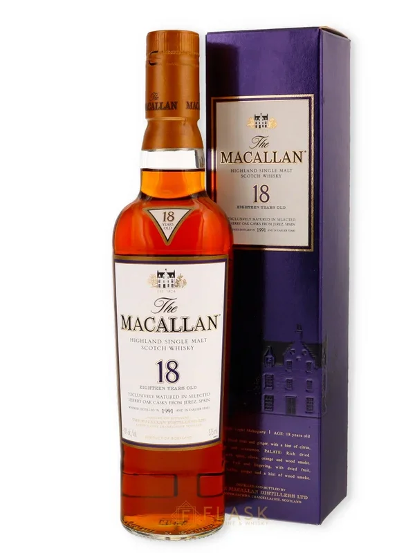 Macallan 18 Year Old 1991 375ml / Half Bottle