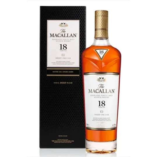 Macallan 18 Year Sherry Oak Cask Scotch Whisky