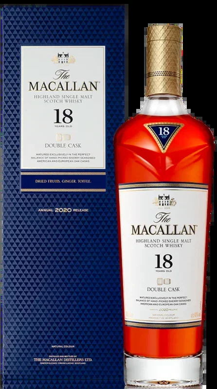 Macallan 18 Yr Double Cask Single Malt Scotch Whisky