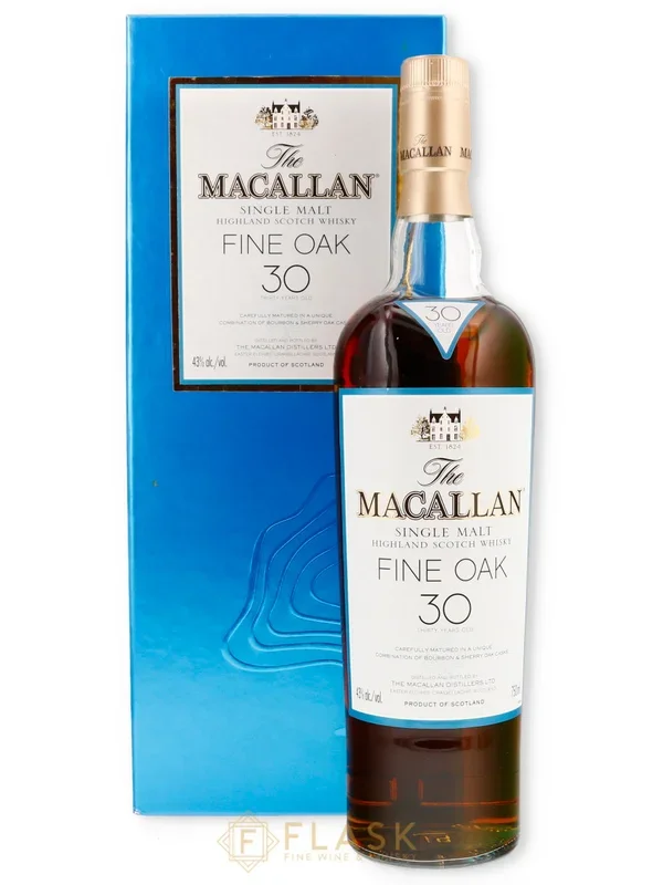 Macallan 30 Year Old Fine Oak Blue Box [Pre-2008]