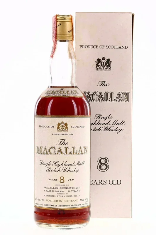 Macallan 8 Year Old Campbell, Hope and King 1970s / Rinaldi Import 750ml